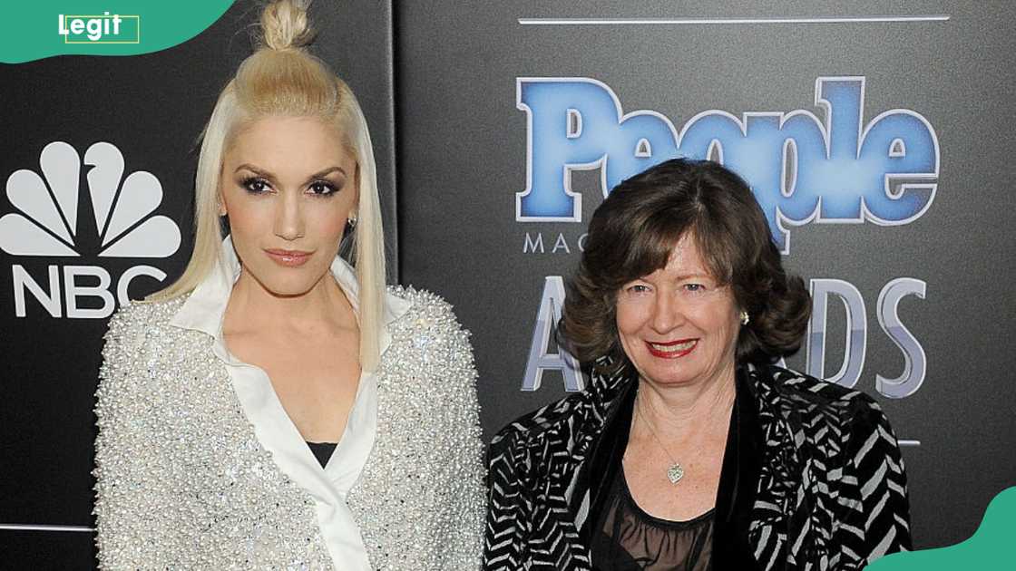 Singer Gwen Stefani and Patti Stefani at The Beverly Hilton Hotel Singer Gwen Stefani and Patti Stefani at The Beverly Hilton Hotel