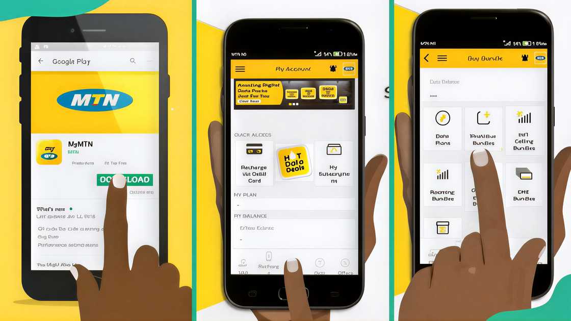 A screenshot of the steps of switching to MTN XtraValue via the⁠ MyMTN app