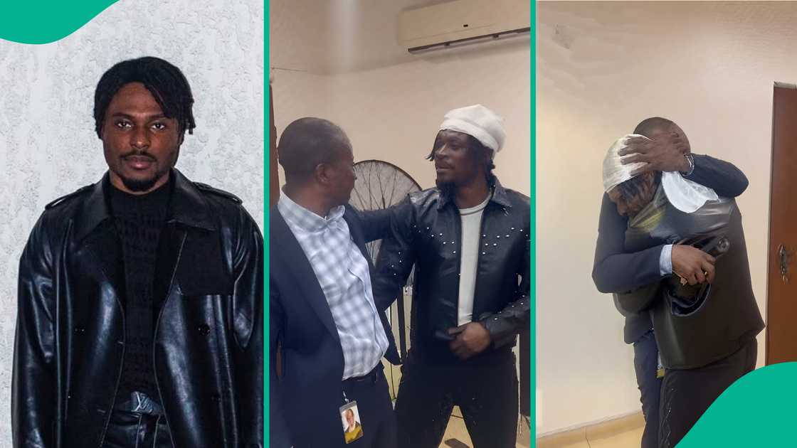 BBNaija's Faith Adewale finally meets father after disqualification from the show following his clash with Sultana. BBNaija's Faith Adewale finally meets father after disqualification from the show following his clash with Sultana.