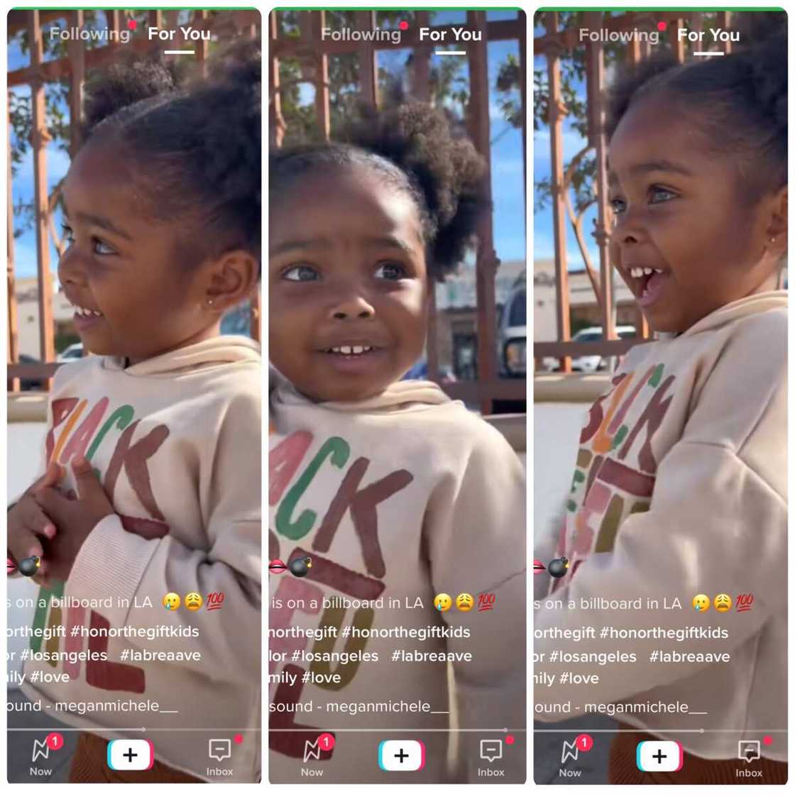 Reactions As Little Kid Celebrates Excitedly After Seeing Herself on Billboard Reactions As Little Kid Celebrates Excitedly After Seeing Herself on Billboard