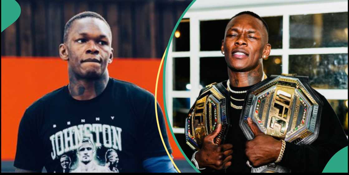 Israel Adesanya storms ShopRite with bodyguards