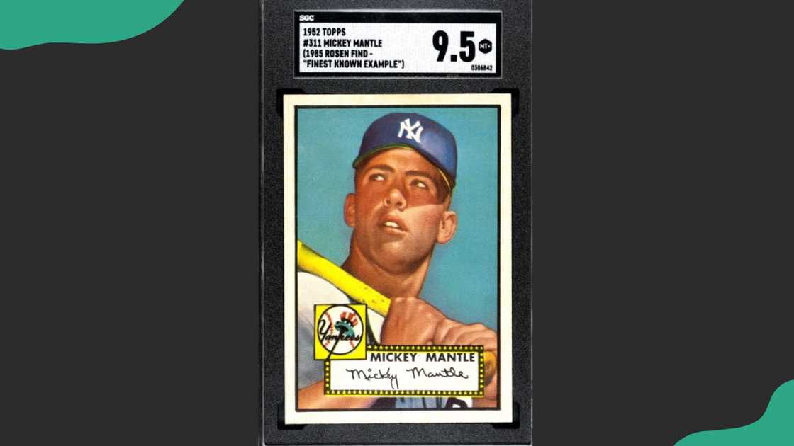 Mickey Mantle:1952 Topps; #311 Mickey Mantle:1952 Topps; #311