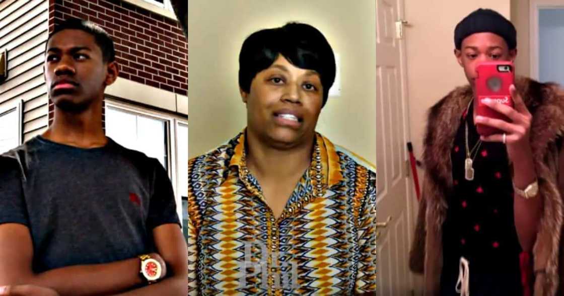 Tyhesiah and her 17-year-old son Ronald. Tyhesiah and her 17-year-old son Ronald.
