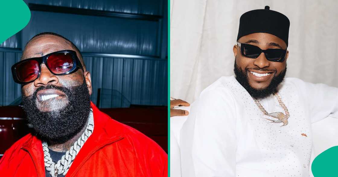 Rick Ross visits South Africa, praises some artists, including Davido.