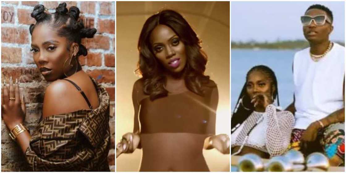 Tiwa Savage, Tiwa Savage in Wanted video, Tiwa Savage and Wizkid in Forever video