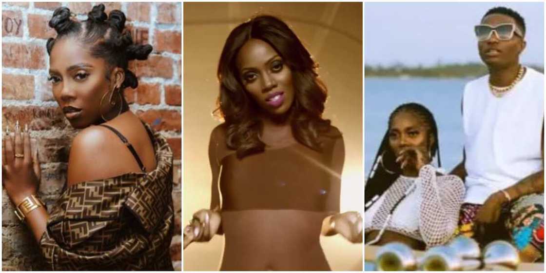 Tiwa Savage, Tiwa Savage in Wanted video, Tiwa Savage and Wizkid in Forever video Tiwa Savage, Tiwa Savage in Wanted video, Tiwa Savage and Wizkid in Forever video