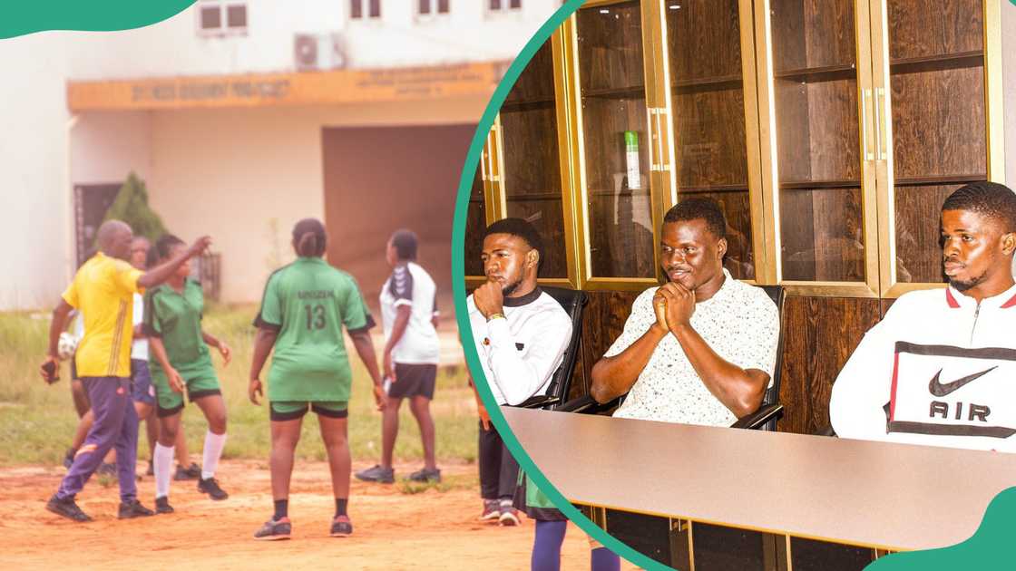 UNIZIK students participating in extra-curricular activities