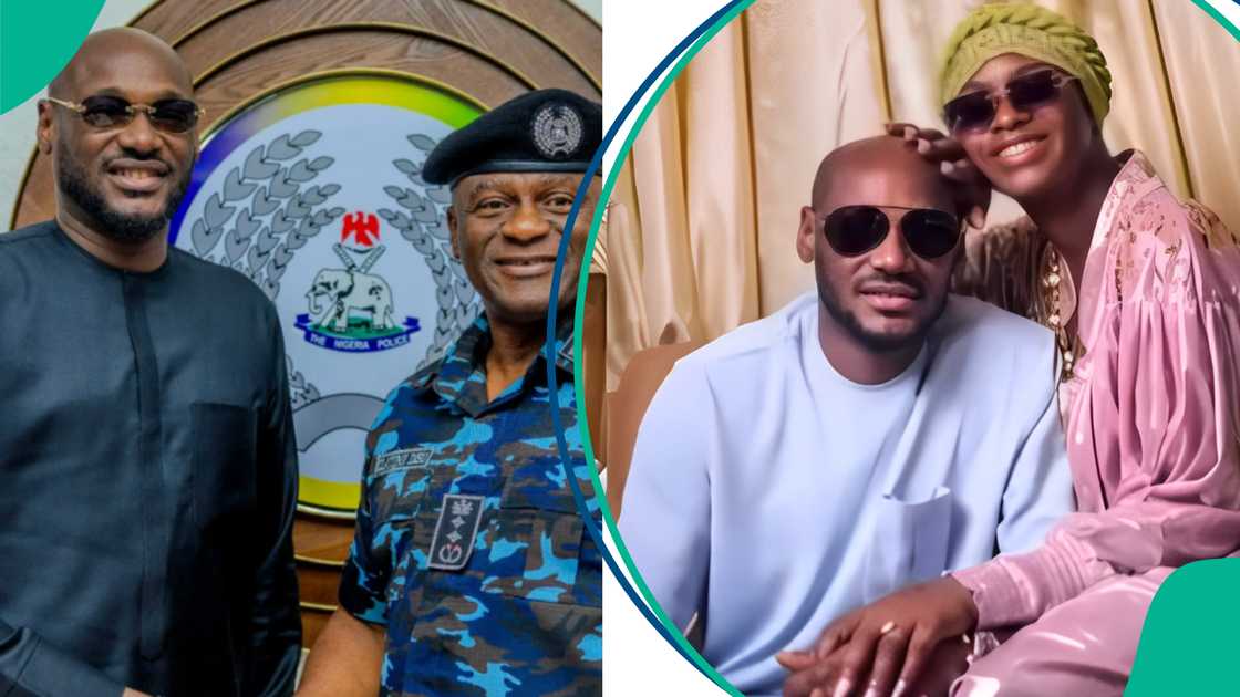 2Baba makes first move after Natasha fight, poses with Inspector General of Police 2Baba makes first move after Natasha fight, poses with Inspector General of Police