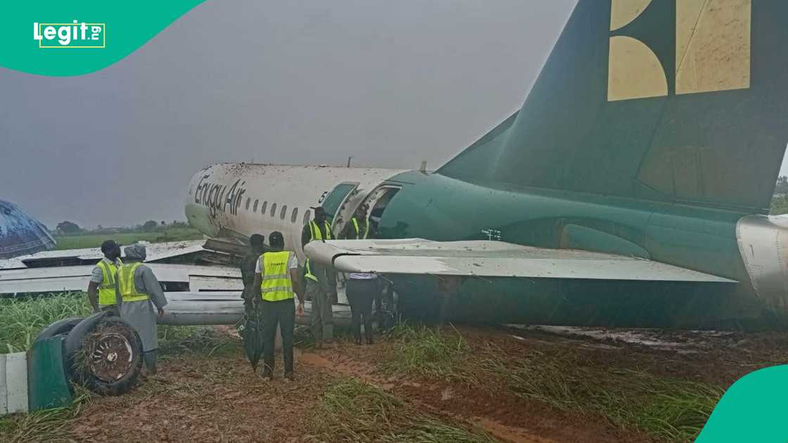 Jirgin saman Enugu Air ya gamu da hatsari a Benin Jirgin saman Enugu Air ya gamu da hatsari a Benin