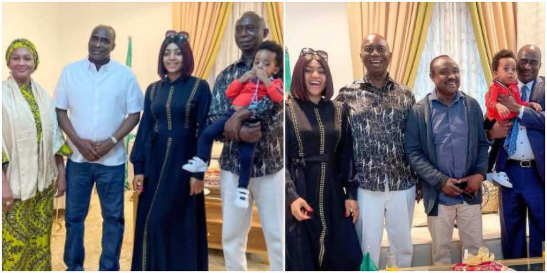 Ned Nwoko and Family Ned Nwoko and Family