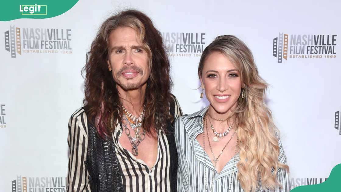 Steven Tyler and Aimee Preston in Nashville, Tennessee.