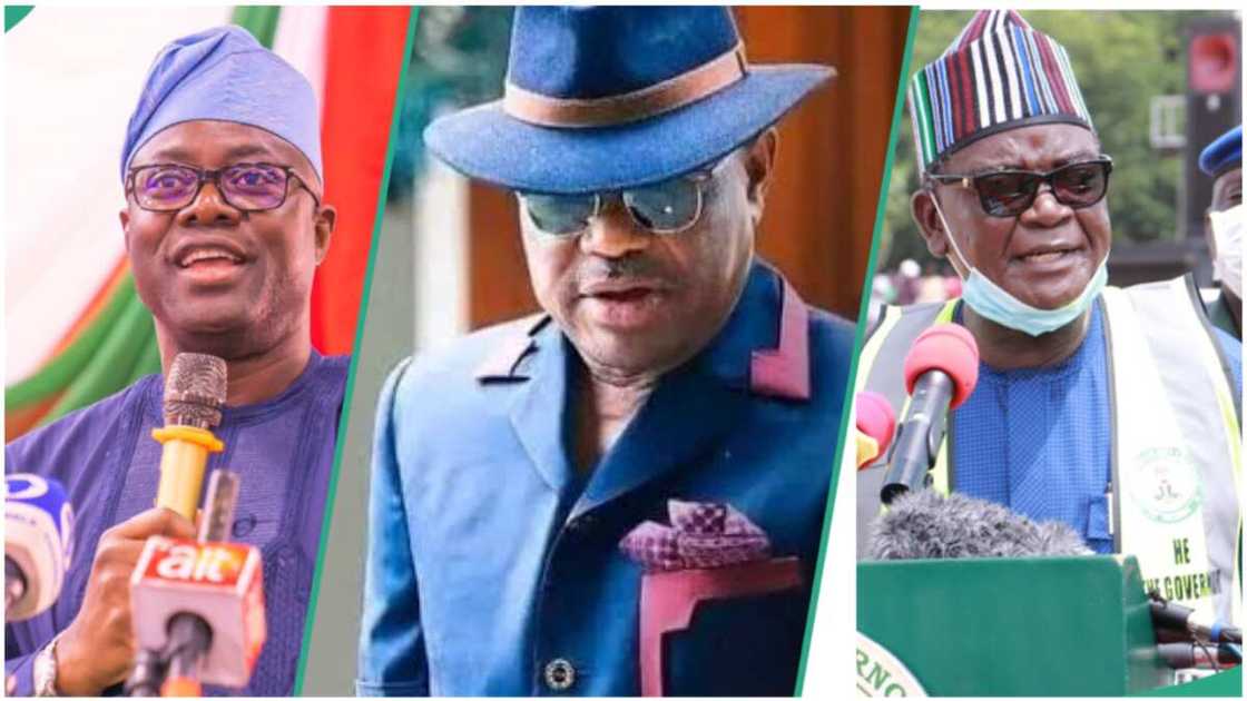 PDP/Nyesom Wile/Seyi Makinde/Samuel Ortom/Okezie Ikpeazu/Ifeanyi Ugwuanyi/President Bola Tinubu/APC PDP/Nyesom Wile/Seyi Makinde/Samuel Ortom/Okezie Ikpeazu/Ifeanyi Ugwuanyi/President Bola Tinubu/APC