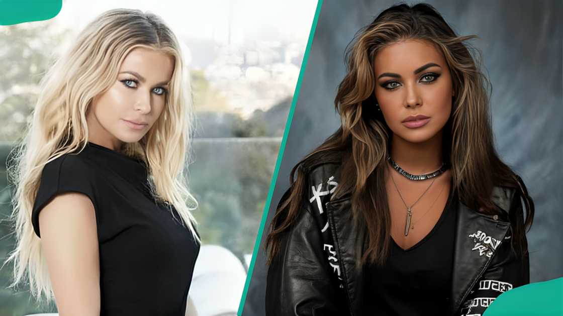 Carmen Electra posing for the camera Carmen Electra posing for the camera