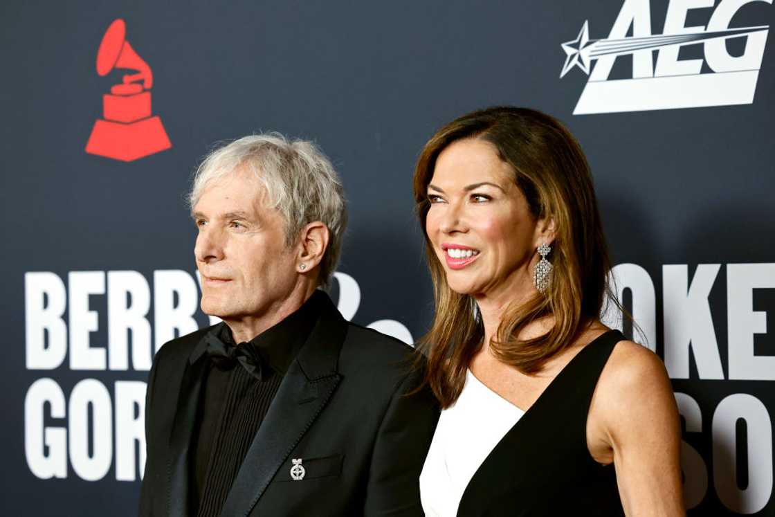 Michael Bolton and Heather Kerzner at the Los Angeles Convention Centre Michael Bolton and Heather Kerzner at the Los Angeles Convention Centre