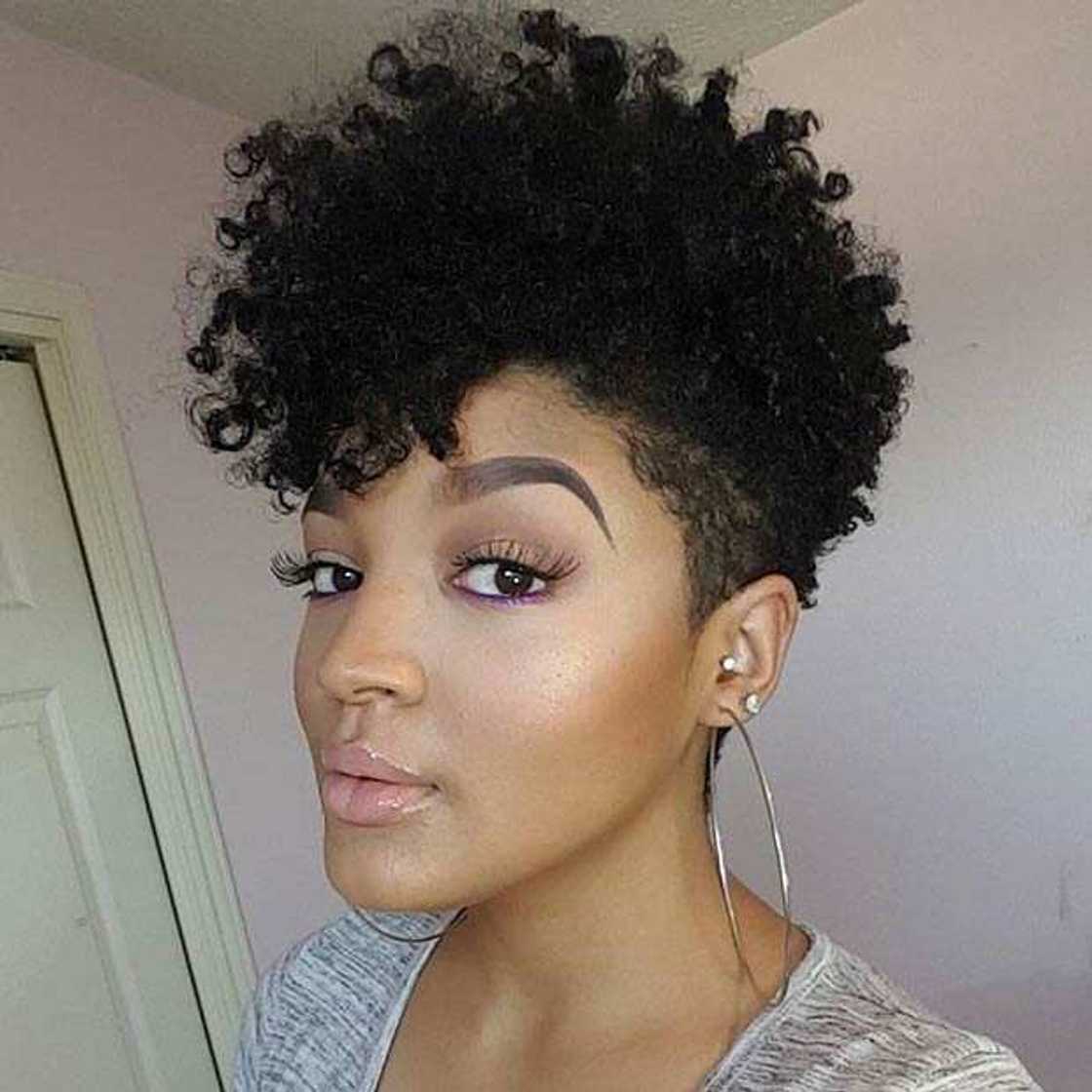 Tapered haircut Tapered haircut