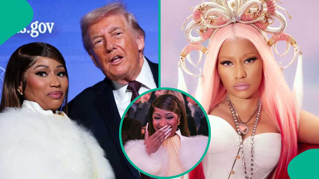 US President Donald Trump compliments Nicki Minaj's nails, pledges to grow his like hers. US President Donald Trump compliments Nicki Minaj's nails, pledges to grow his like hers.