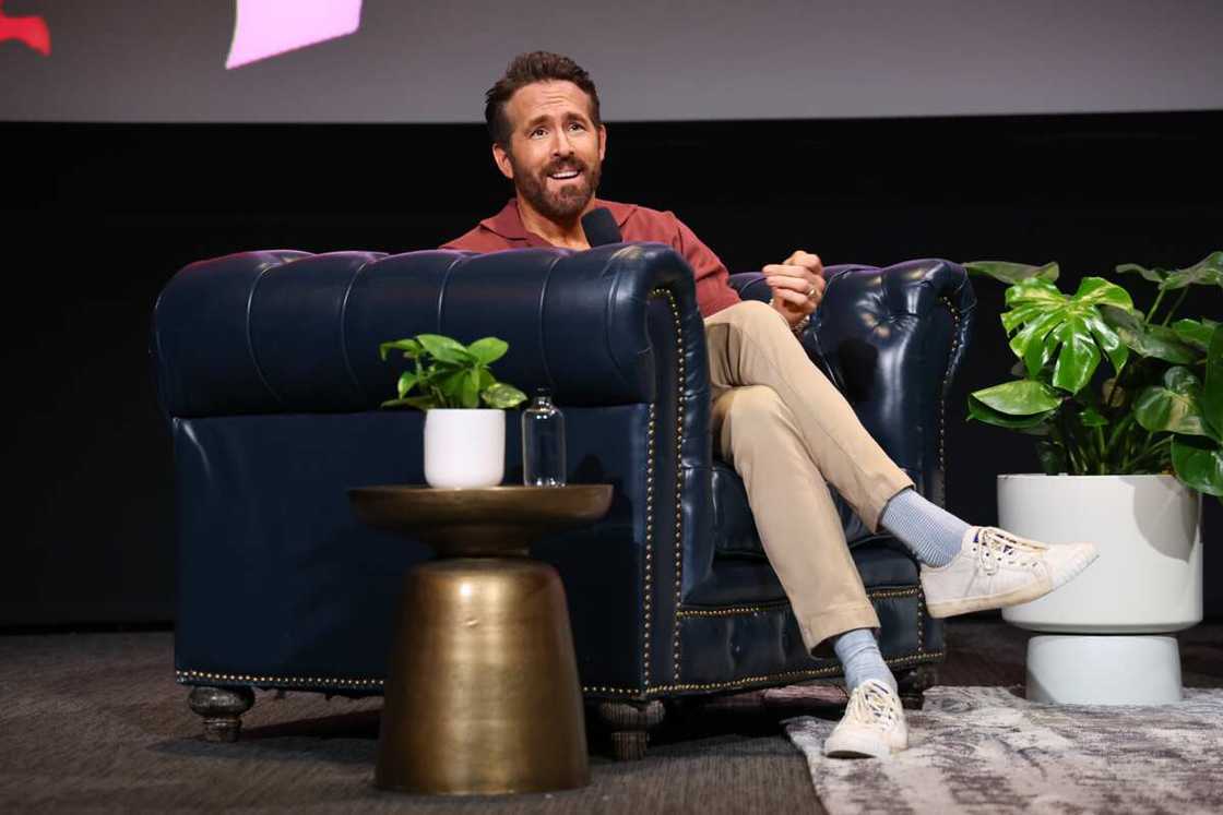 Ryan Reynolds attends the FYC panel for FX's "Welcome to Wrexham" at Television Academy in Los Angeles, California. Ryan Reynolds attends the FYC panel for FX's "Welcome to Wrexham" at Television Academy in Los Angeles, California.