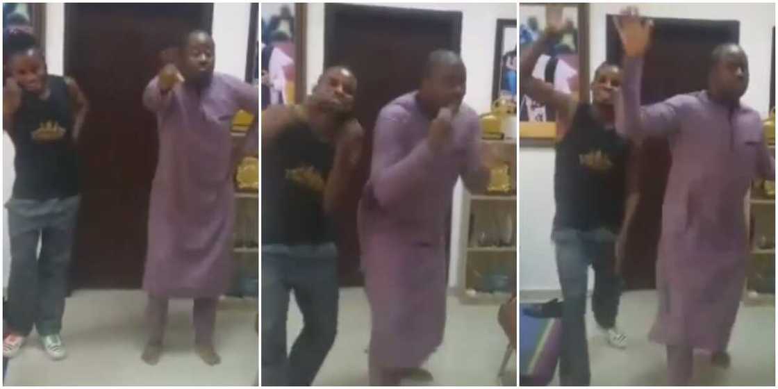 One Day I’ll Get It: Hilarious Reactions As Desmond Elliot Learns Palliative Dance and Other Trending Styles