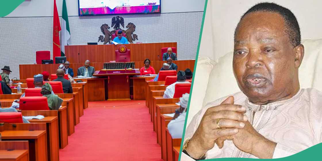 An kawo gawar tsohon shugaban Majalisar Dattawa a harabarta An kawo gawar tsohon shugaban Majalisar Dattawa a harabarta