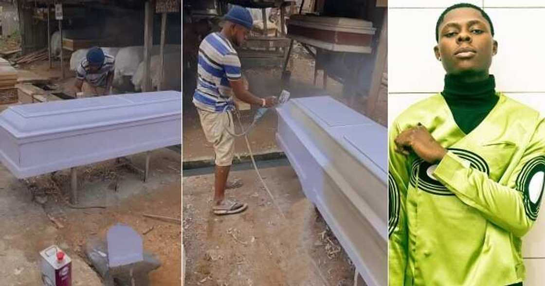 Man who made Mohbad's casket finally speaks