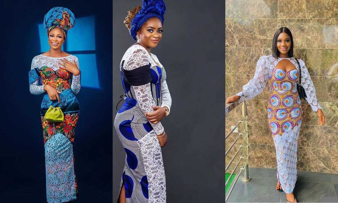 Ankara and lace combination styles 2019 hotsell