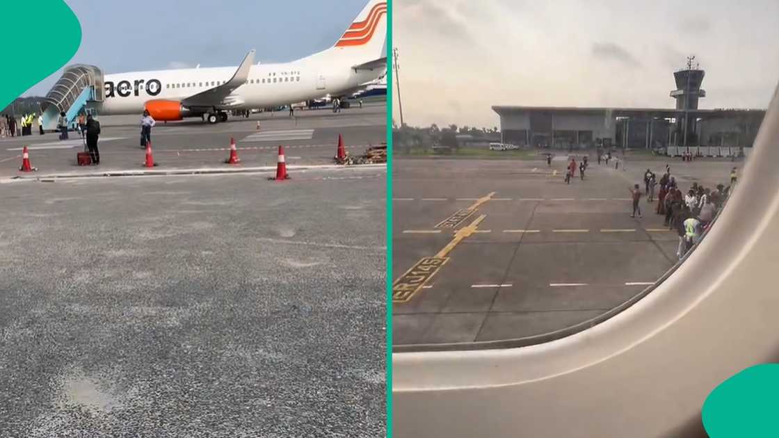 A university of Ibadan fresher/new student goes viral after boarding airplane to resume school A university of Ibadan fresher/new student goes viral after boarding airplane to resume school