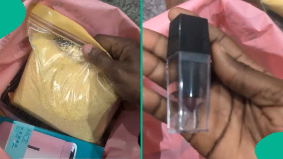 Man shows what he was given after attending birthday party in UK, people react Man shows what he was given after attending birthday party in UK, people react