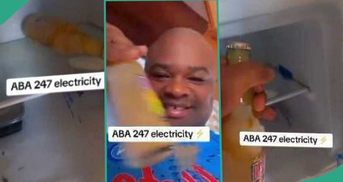 Man celebrates "24/7" power supply in Aba, says it's been like that for five days Man celebrates "24/7" power supply in Aba, says it's been like that for five days