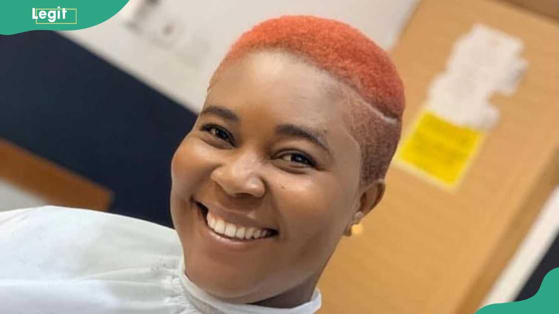 Textured fade with part Textured fade with part