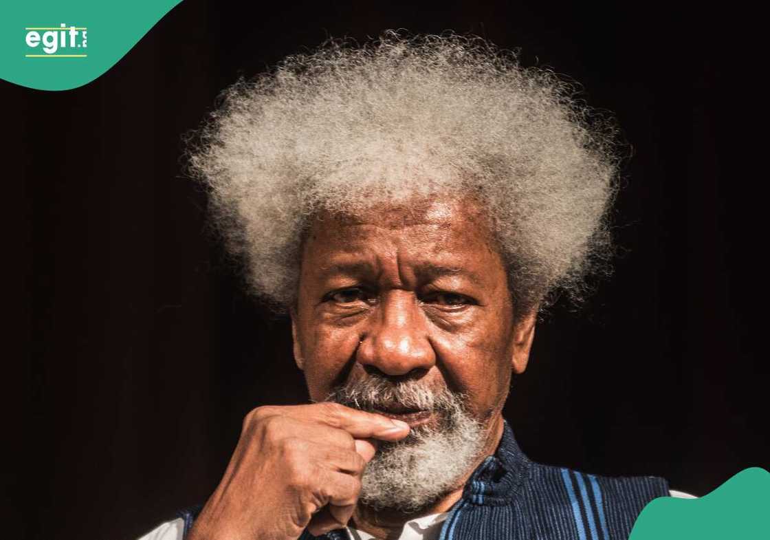 Wole Soyinka chooses wine over water Wole Soyinka chooses wine over water