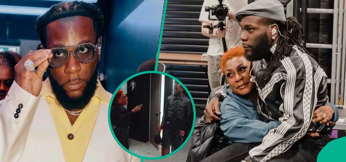 Burna Boy's mom hypes him Burna Boy's mom hypes him