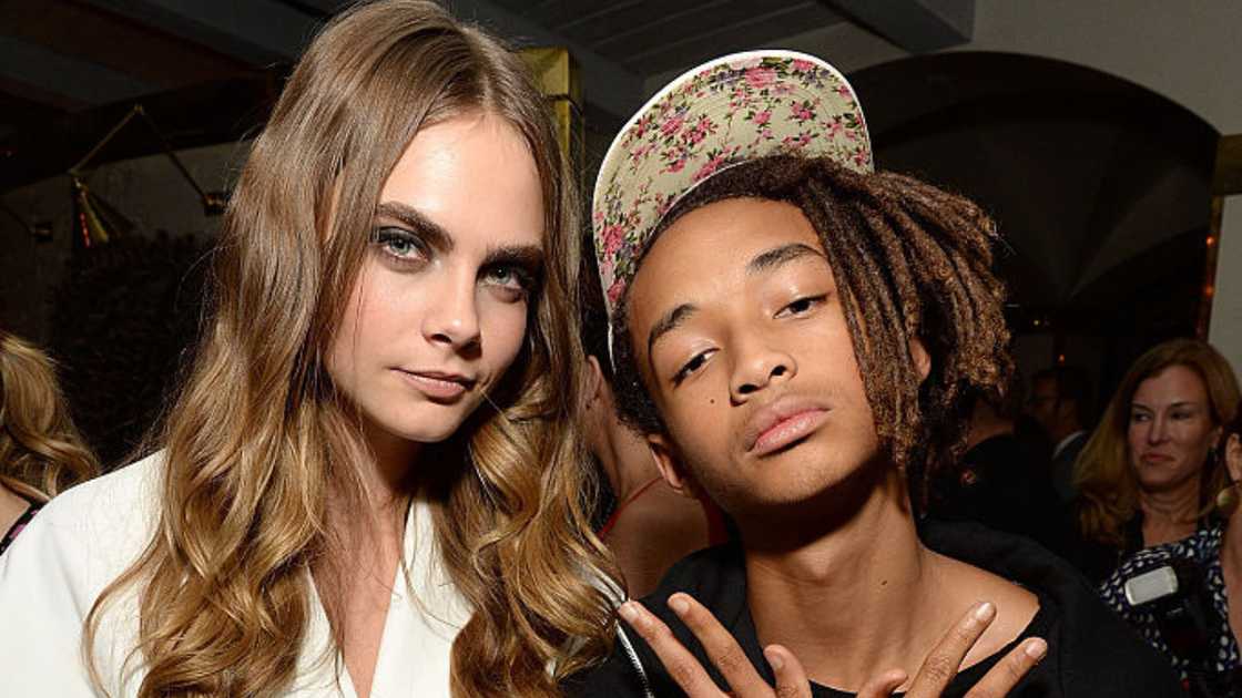 Cara Delevingne and Jaden Smith in West Hollywood, California.