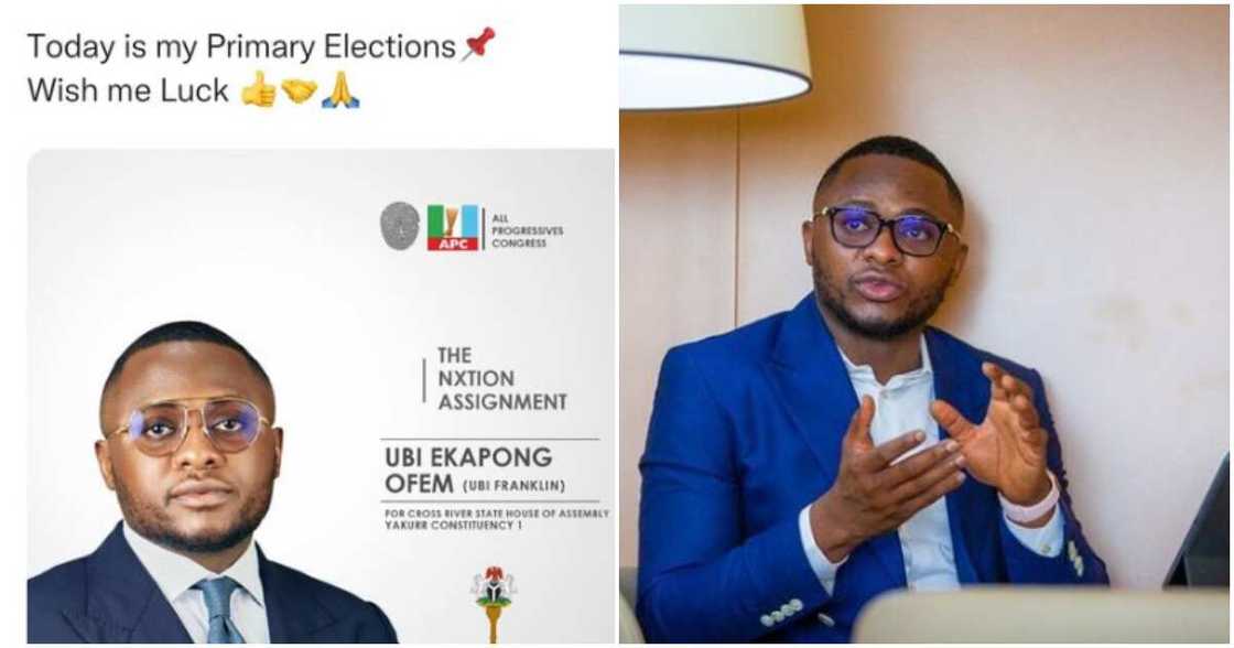 Ubi Franklin goes for primary elections Ubi Franklin goes for primary elections