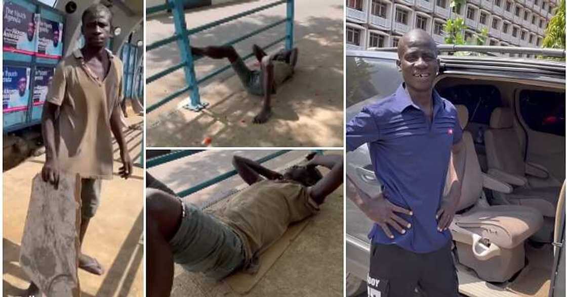 Homeless man transformation, Michael Spyder Homeless man transformation, Michael Spyder