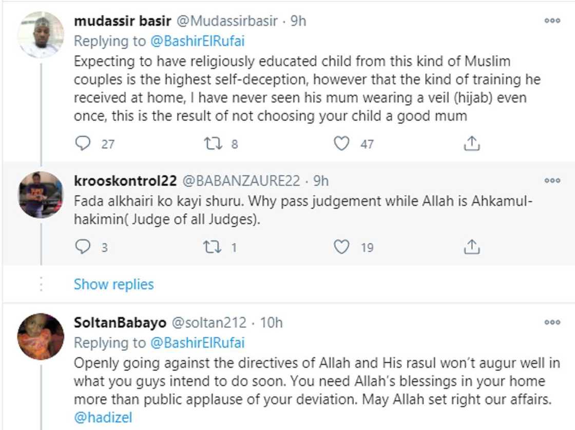 Hotunan Bashir El-Rufai rike da ƙugun Halima Nwakaego sun janyo masa caccaka Hotunan Bashir El-Rufai rike da ƙugun Halima Nwakaego sun janyo masa caccaka