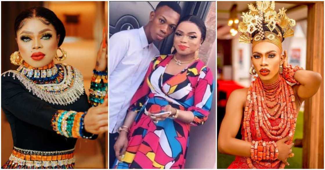 Bobrisky and James Brown Bobrisky and James Brown