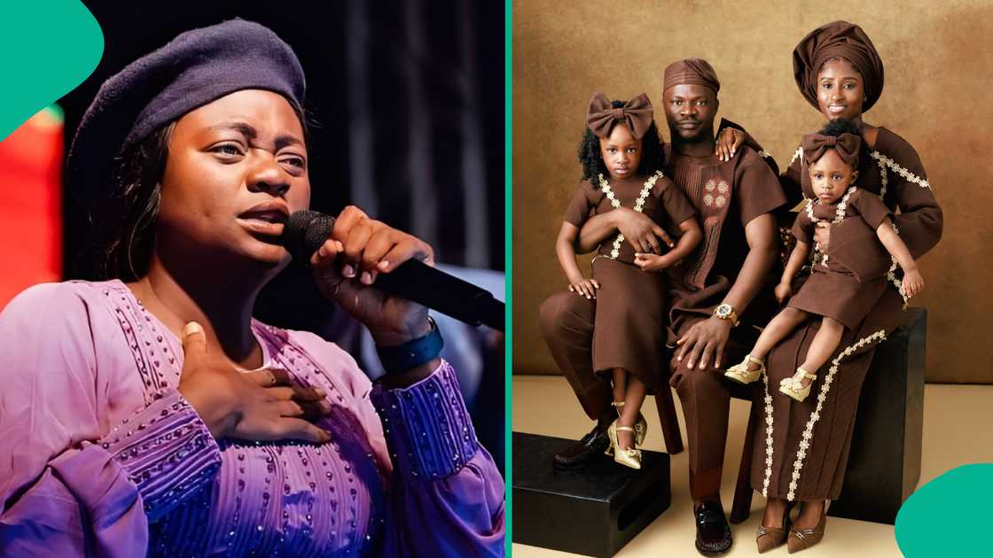 Yinka Alaseyori was moved to tears after meeting Toluwanisings’ wife and children. Yinka Alaseyori was moved to tears after meeting Toluwanisings’ wife and children.