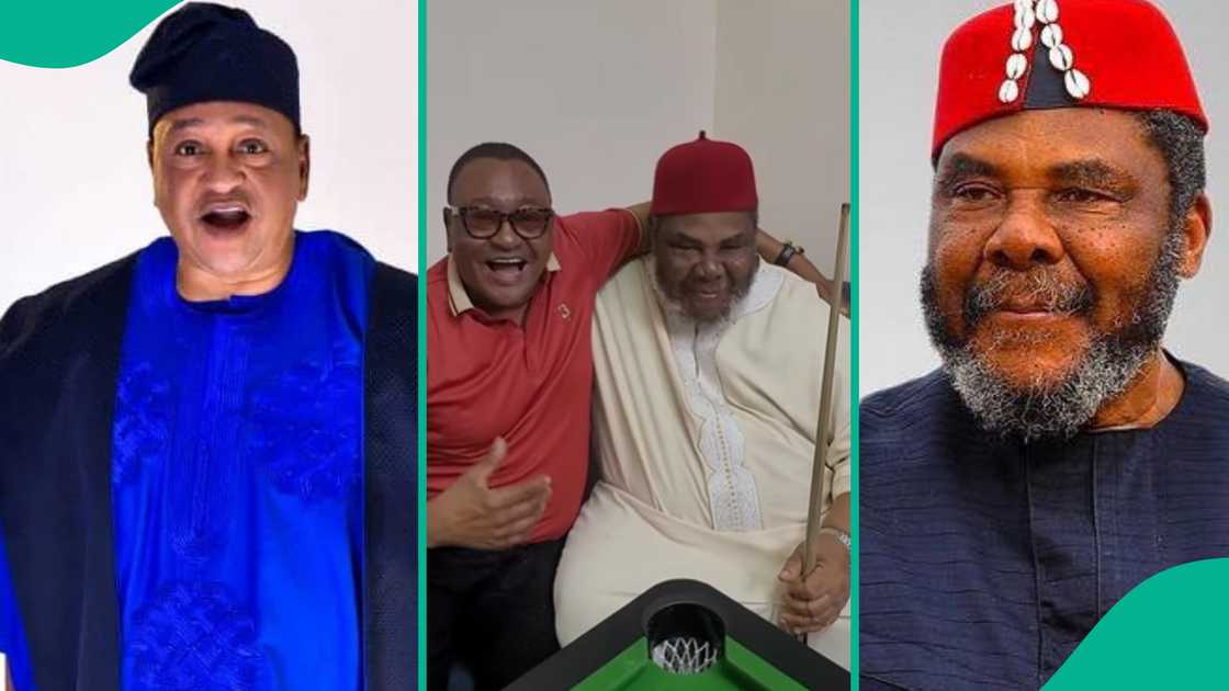 Jide Kosoko and Pete Edochie Jide Kosoko and Pete Edochie