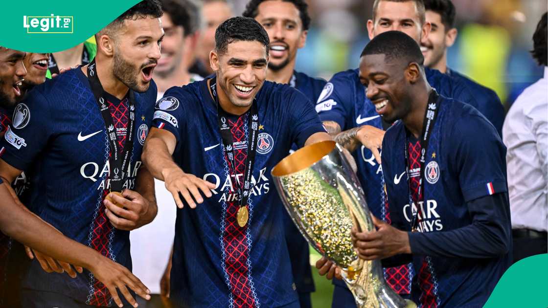Goncalo Ramos, Achraf Hakimi, Ousmane Dembele, PSG, Tottenham, UEFA Super Cup