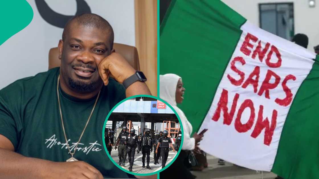 Music producer Don Jazzy reacts to insecurity in Nigeria. Music producer Don Jazzy reacts to insecurity in Nigeria.