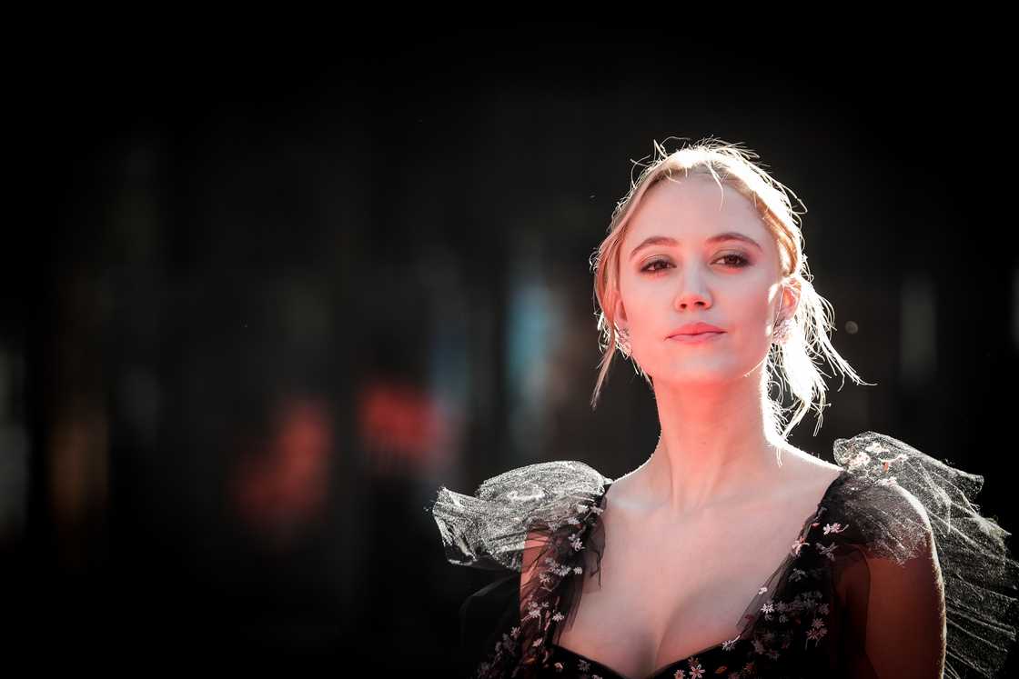 Maika Monroe walks the red carpet ahead of the 'Hot Summer Nights' screening during the Rome Film Fest at Auditorium Parco Della Musica in Rome Maika Monroe walks the red carpet ahead of the 'Hot Summer Nights' screening during the Rome Film Fest at Auditorium Parco Della Musica in Rome