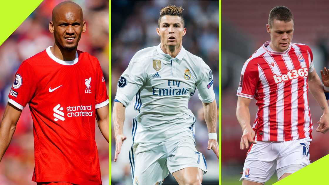 Fabinho and Ryan Shawcross are among the seven unexpected names to play alongside Cristiano Ronaldo in his illustrious career.