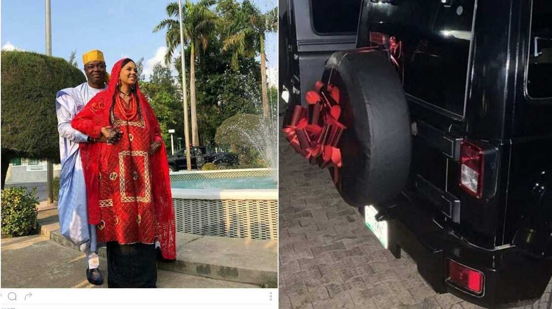 Shekara 1 da aure: Hoton dankareriyar motar da mijin Adama Indimi ya gwangwajeta da ita Shekara 1 da aure: Hoton dankareriyar motar da mijin Adama Indimi ya gwangwajeta da ita