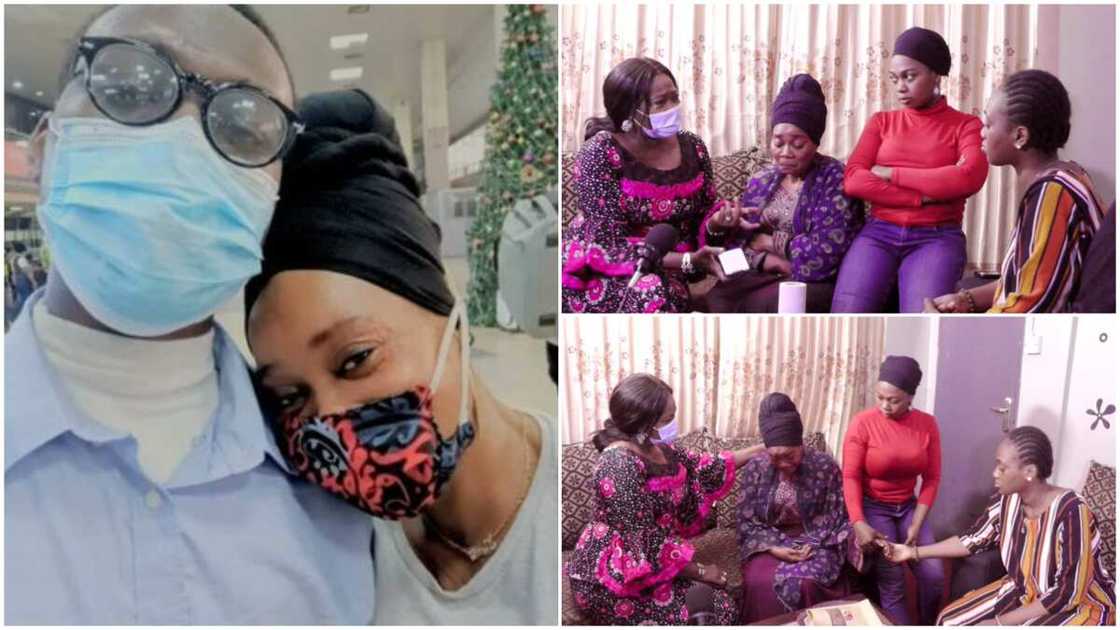 Abike consoled her. Abike consoled her.