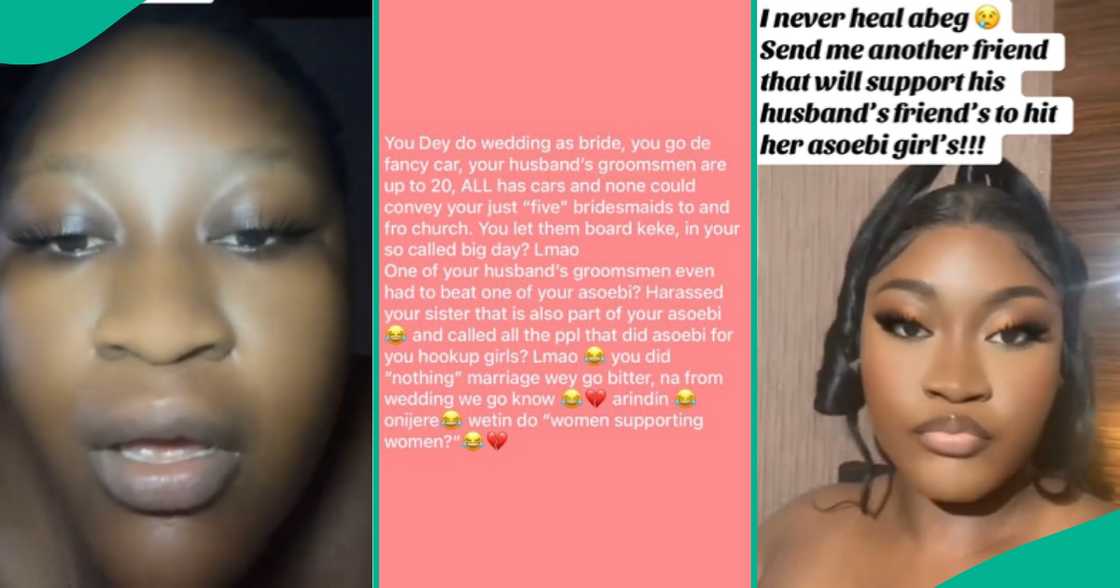 Lady who Attended Wedding Narrates How Groom’s Friend Beat Her, Forced Her to Return 'Asoebi' Outfit Lady who Attended Wedding Narrates How Groom’s Friend Beat Her, Forced Her to Return 'Asoebi' Outfit