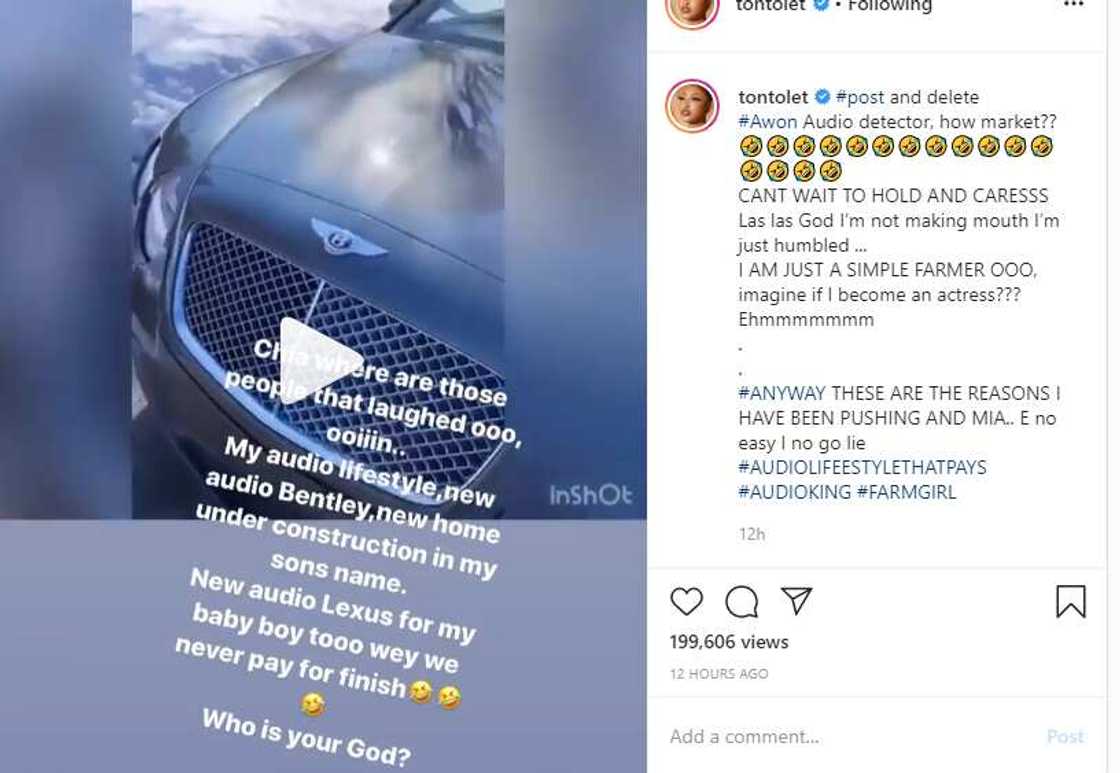 Tonto Dikeh shows off new cars Tonto Dikeh shows off new cars