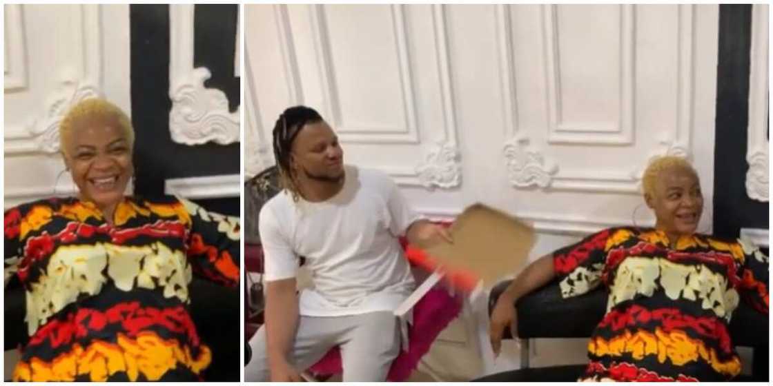 Uche Ogbodo praises her baby daddy for fanning her, slams troll who called him jobless Uche Ogbodo praises her baby daddy for fanning her, slams troll who called him jobless