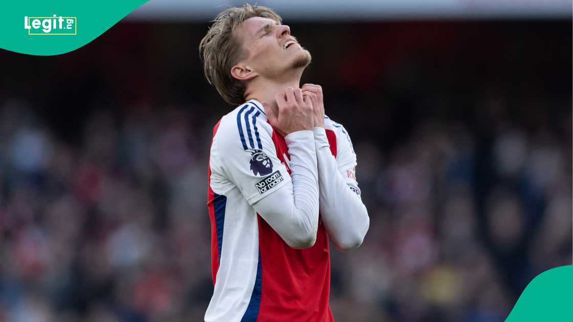 Martin Odegaard, Arsenal, West Ham, Emirates Stadium, London, UK, Premier League. Martin Odegaard, Arsenal, West Ham, Emirates Stadium, London, UK, Premier League.