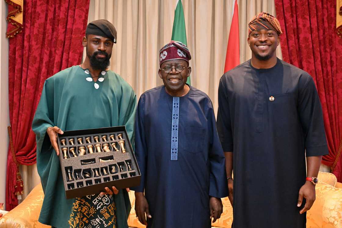 Tinubu commended Onakoya’s efforts in transforming lives through chess and reinforcing youth empowerment in Nigeria. Tinubu commended Onakoya’s efforts in transforming lives through chess and reinforcing youth empowerment in Nigeria.