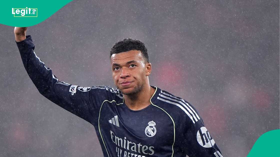 Kylian Mbappe, UEFA Champions League, Benfica, Real Madrid, Lisbon, Portugal.